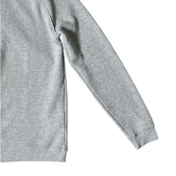 Bershka Full-Zip Sweater Grey Women's Size Medium - Picture 5 of 9